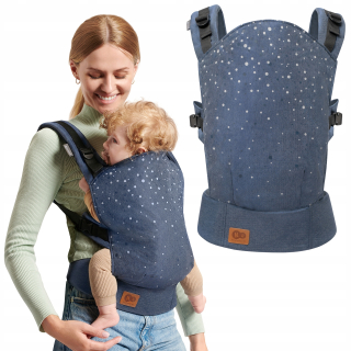 Cestovný nosič Kinderkraft Nino Confetti Denim, námornícka modrá, do 20 kg